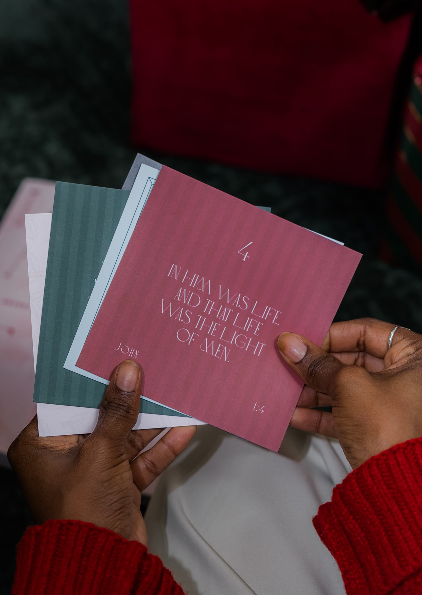 Advent 2025 Scripture Card Set