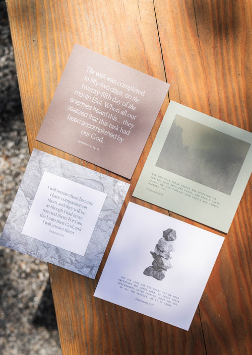 Nehemiah: Rebuild and Renew Scripture Card Set
