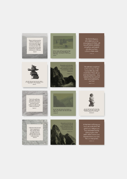 Annual Scripture Card Set Subscription