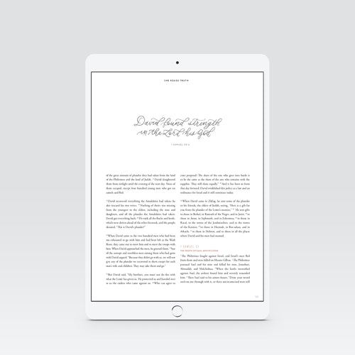 1 & 2 Samuel: The Life of David Women's Reading Guide (DIGITAL)