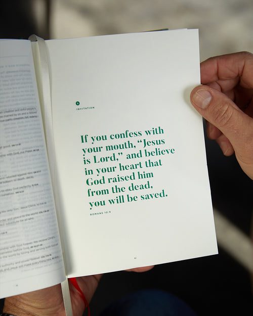 He Reads Truth Bible, Black LeatherTouch