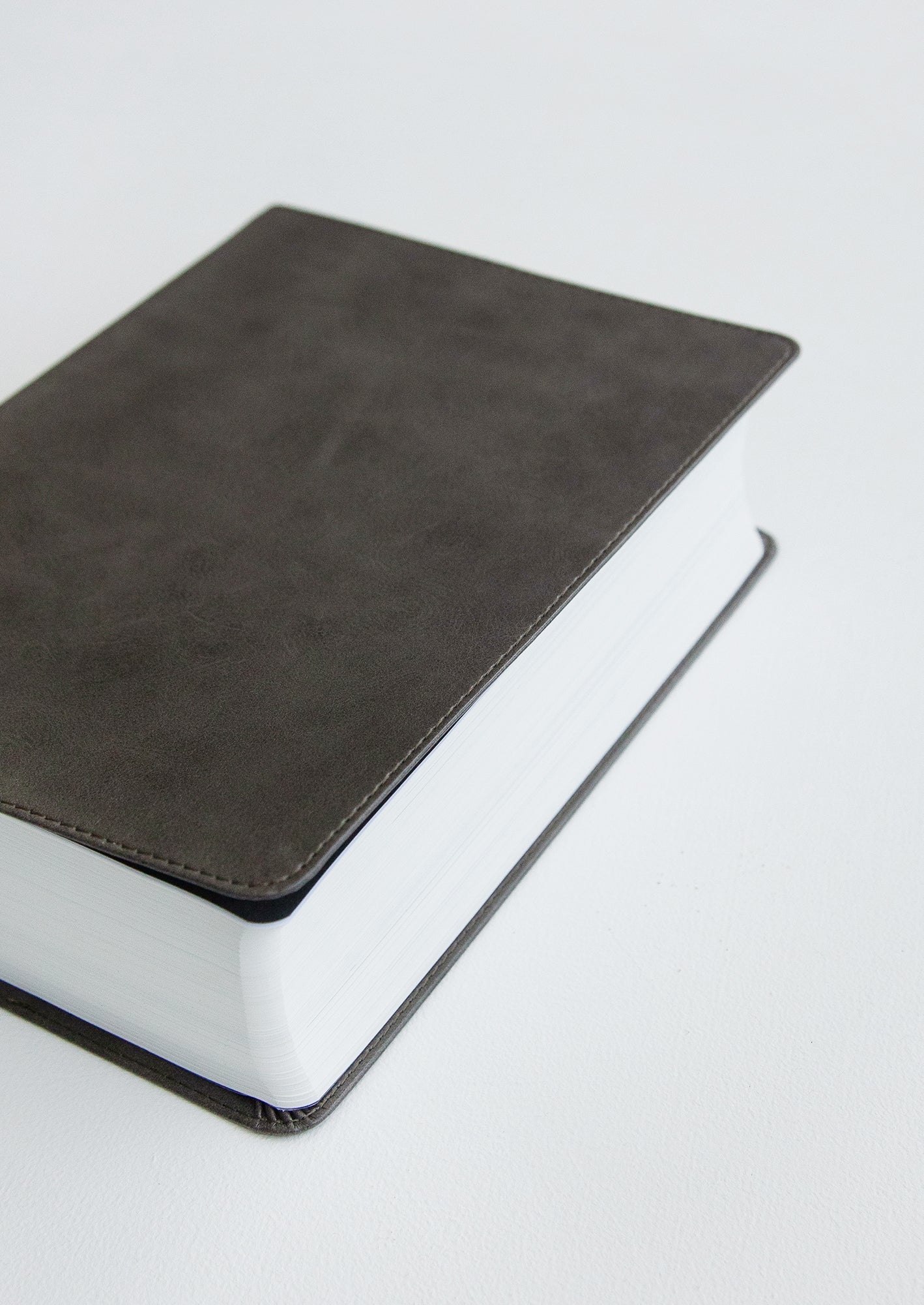 He Reads Truth Bible, Smoke LeatherTouch