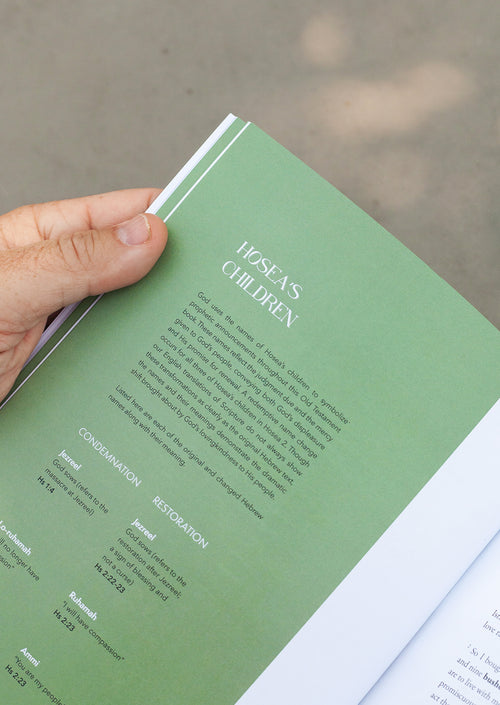 Hosea Men's Reading Guide