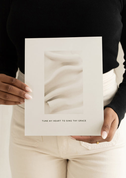 "Tune My Heart" Art Print