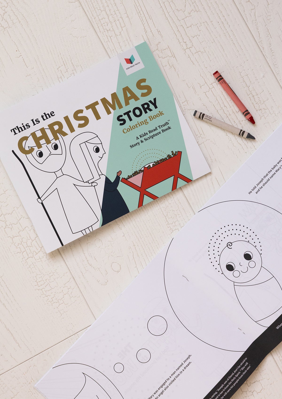This Is the Christmas Story: Coloring Book | Kids Read Truth