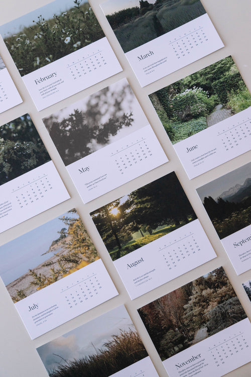 2026 Scripture Calendar Card Set