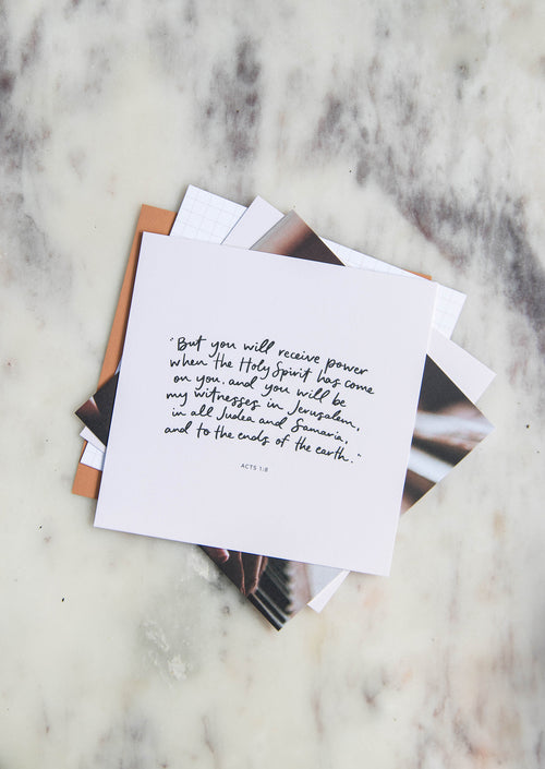 Acts Scripture Card Set