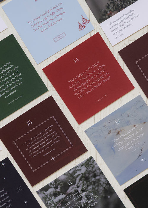 Advent 2026 Scripture Card Set