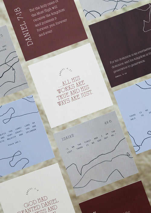 Daniel Scripture Card Set