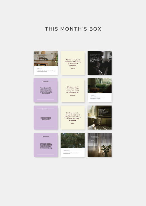 Monthly Scripture Card Set Subscription