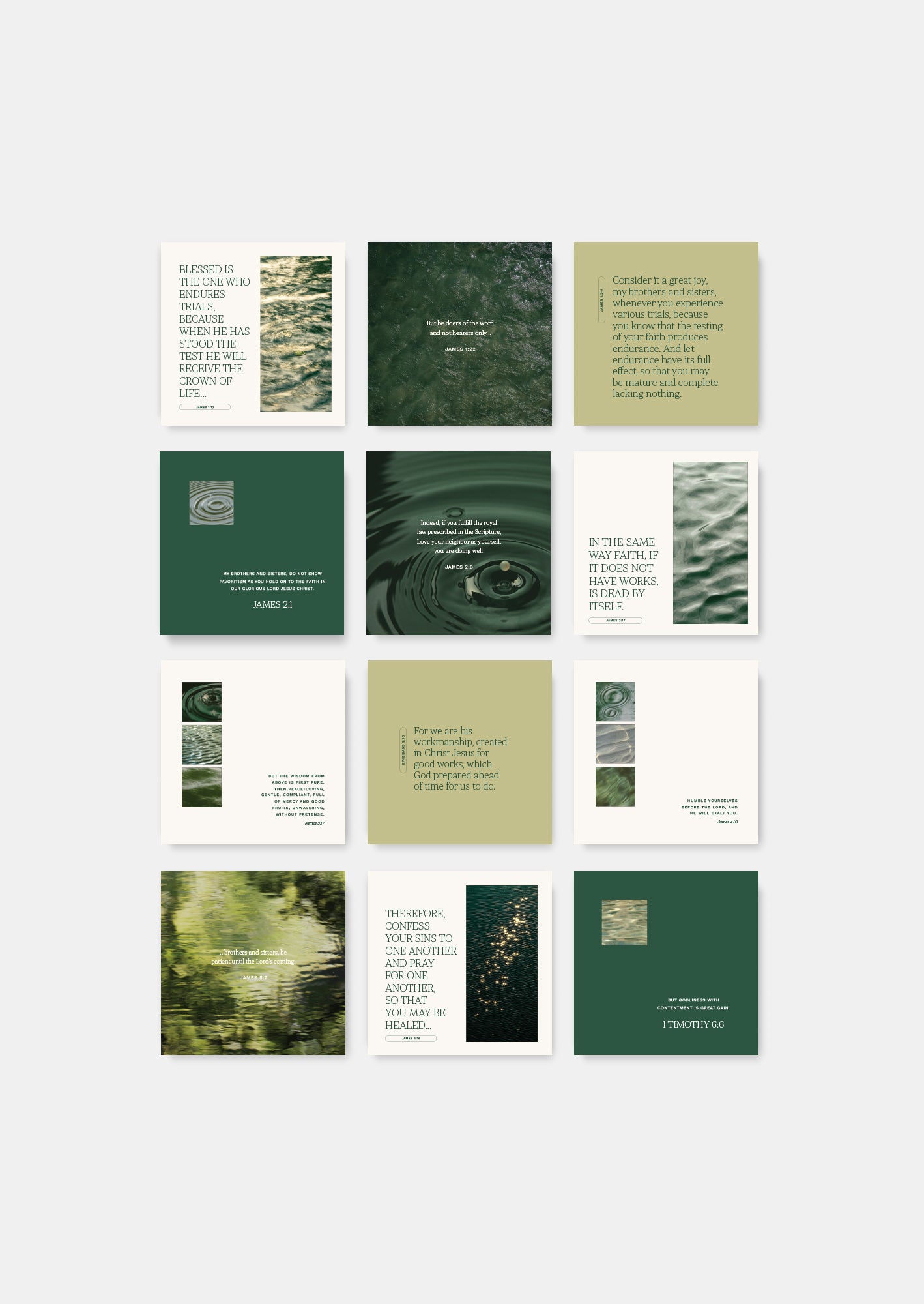 James Scripture Card Set