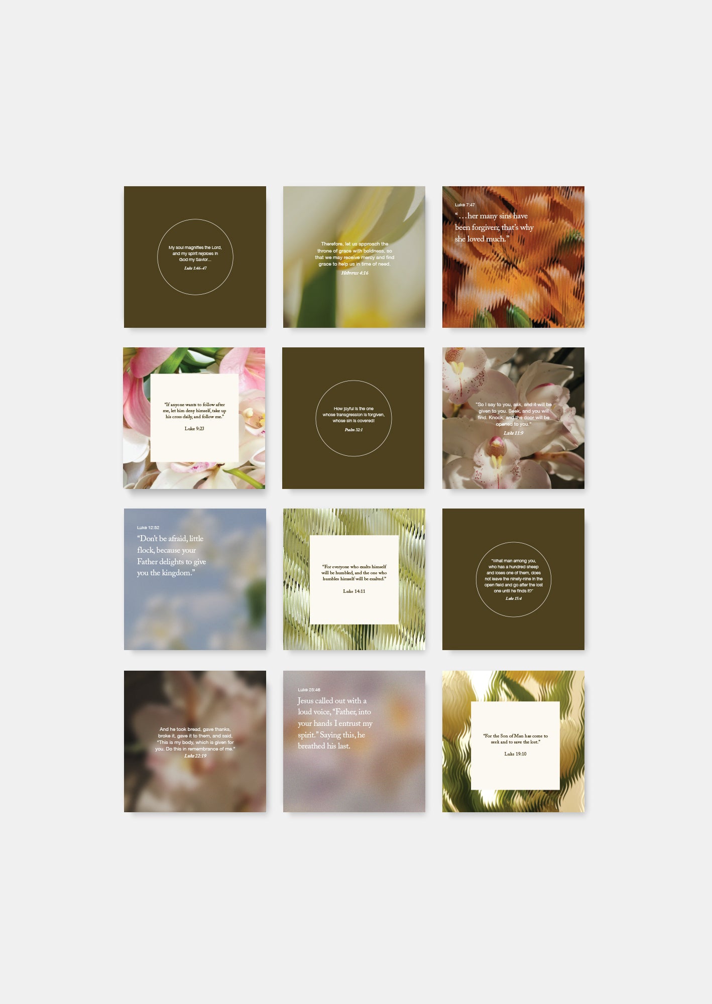 Luke Scripture Card Set
