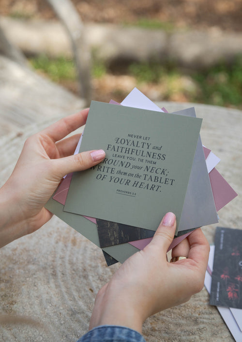 Proverbs: Walking in Wisdom Scripture Card Set