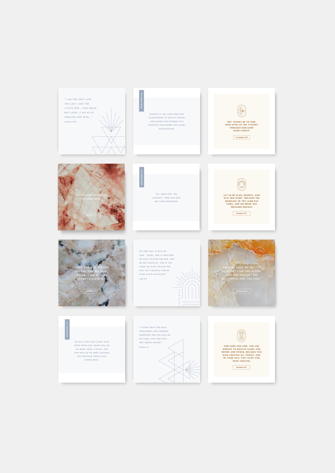 Revelation Scripture Card Set