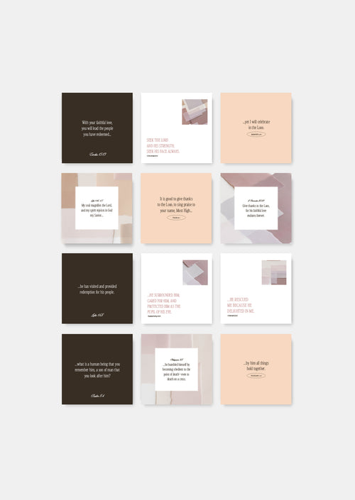 Monthly Scripture Card Set Subscription