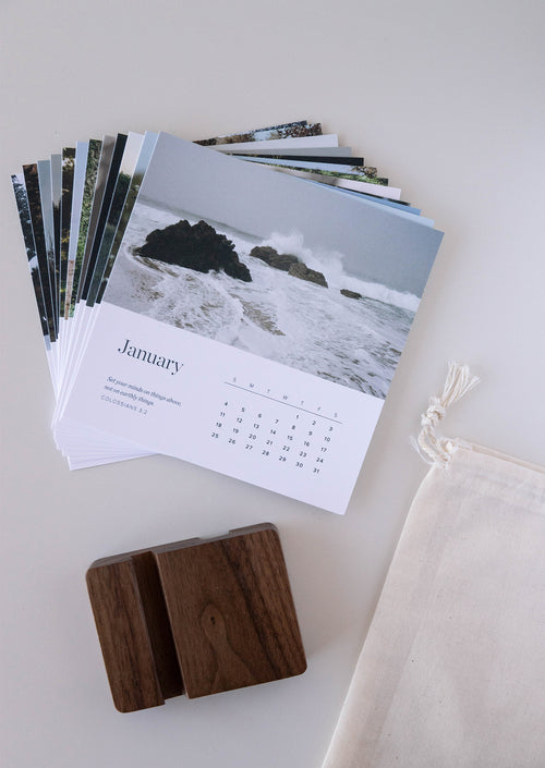 2026 Scripture Calendar Card Set Gift
