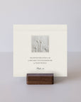 Wooden Card Stand