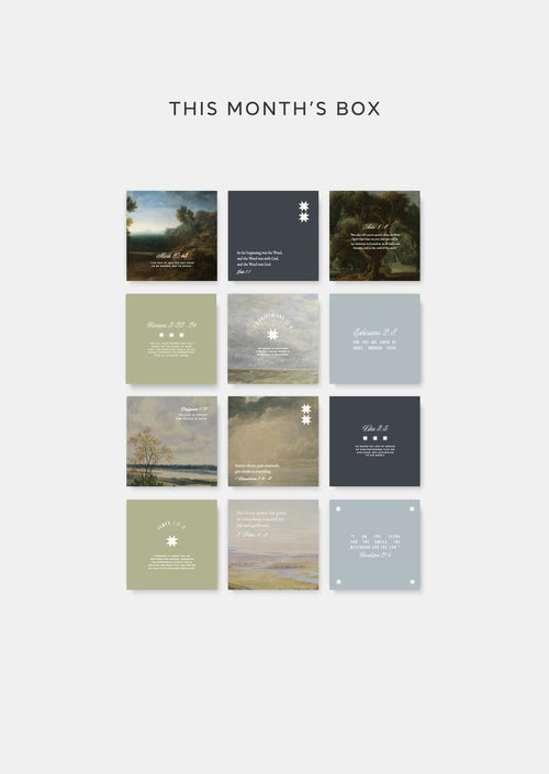 Annual Scripture Card Set Subscription
