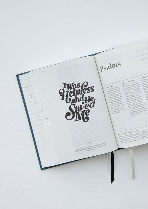 He Reads Truth Bible, Midnight (Indexed)