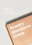 Monthly Card Set Subscription